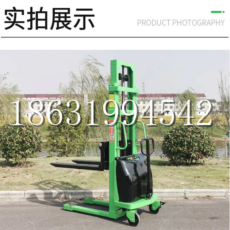 中宁县电动叉车堆高车液压铲车电瓶1吨2吨站驾步行式小型全自动叉车